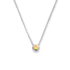vDam Ketting Met Geboortesteen Zirkonia 41 + 4 Cm Zilver Gerhodineerd 1335931