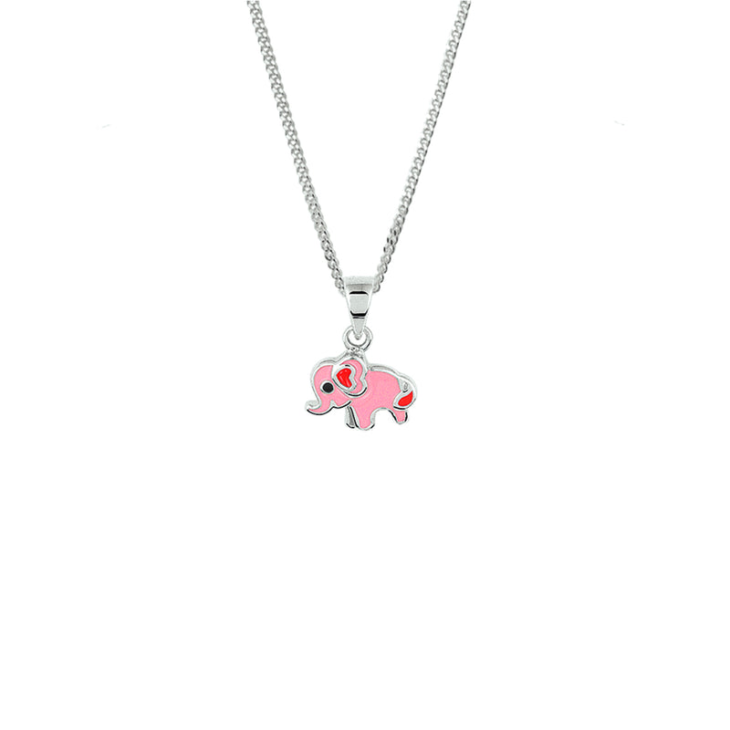 vDam Ketting Olifant 36 + 4 Cm Zilver Gerhodineerd 1329639