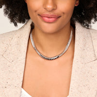 vDam Ketting Omega 9 Mm 45cm Cm Zilver Gerhodineerd 1341635  45cm