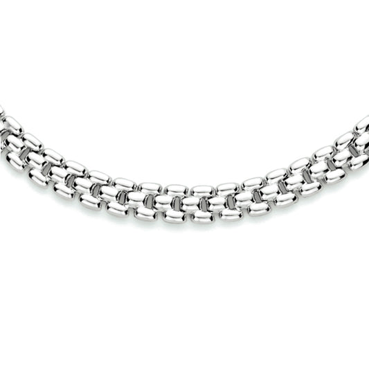 vDam Ketting Panter 6,9 Mm 43 Cm Zilver Gerhodineerd 1333943