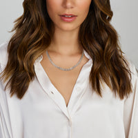 vDam Ketting Panter 6,9 Mm 43cm Cm Zilver Gerhodineerd 1333943cm  43cm