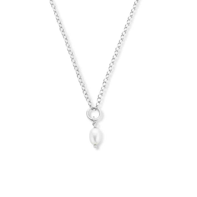 vDam Ketting Parel 2,0 Mm 41 + 4 Cm Zilver Gerhodineerd 1335942