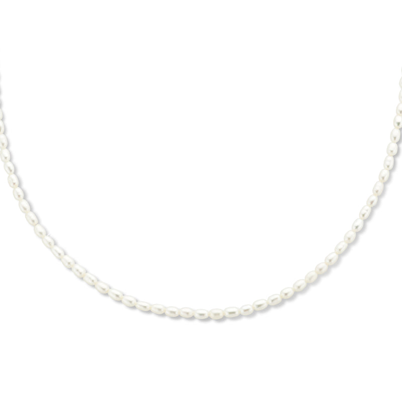 vDam Ketting Parel 3,2 Mm 40 + 5 Cm Zilver Gerhodineerd 1336014