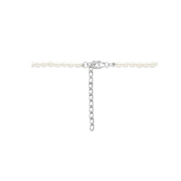 vDam Ketting Parel 3,2 Mm 40cm + 5 Cm Zilver Gerhodineerd 1336014  40cm