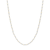 vDam Ketting Parel 3,8 Mm 40 + 3 Cm Zilver Gerhodineerd 1338220