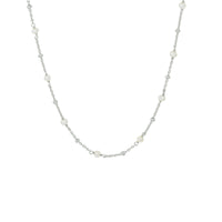 vDam Ketting Parel 41 + 4 Cm Zilver Gerhodineerd 1332314
