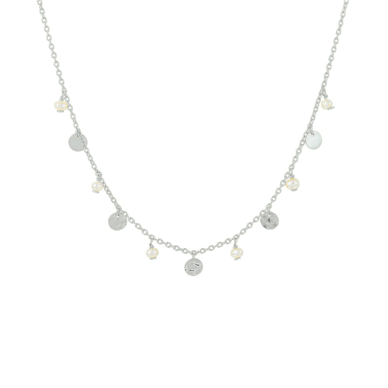 vDam Ketting Parel 41 + 4 Cm Zilver Gerhodineerd 1332633