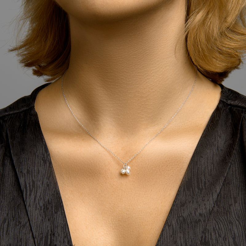 vDam Ketting Parel 41cm + 4 Cm Zilver Gerhodineerd 1333528  41cm