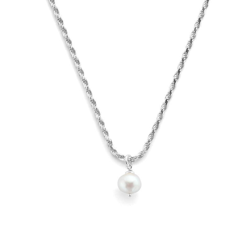 vDam Ketting Parel 41 + 4 Cm Zilver Gerhodineerd 1336001