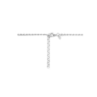 vDam Ketting Parel 41cm + 4 Cm Zilver Gerhodineerd 1336001  41cm