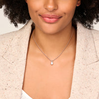 vDam Ketting Parel 41 + 4 Cm Zilver Gerhodineerd 1340cm793  40cm