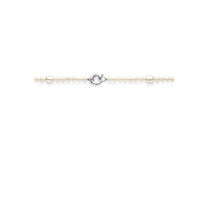 vDam Ketting Parel Barok 45cm Cm Met Groot Springslot Zilver Gerhodineerd 1337028  45cm