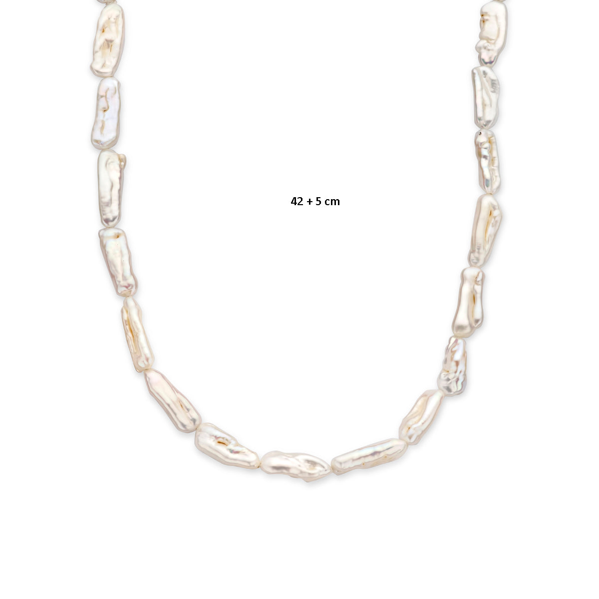 vDam Ketting Parel Barok 7,5 Mm Zilver Gerhodineerd 1337777  42cm