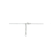 vDam Ketting Parel En Zirkonia 42cm + 3 Cm Zilver Gerhodineerd 1333912  42cm