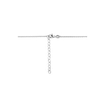 vDam Ketting Parel Rondje 41cm + 5 Cm Poli/mat Zilver Gerhodineerd 1335658  41cm