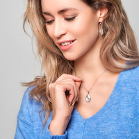 vDam Ketting Parelmoer 42cm + 3 Cm Zilver Gerhodineerd 1326659  42cm