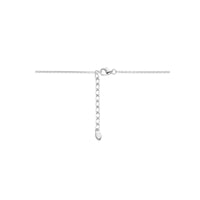 vDam Ketting Parels 40cm + 4 Cm Zilver Gerhodineerd 1335720  40cm