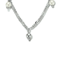 vDam Ketting Parels 40 Cm Zilver Gerhodineerd 1334443