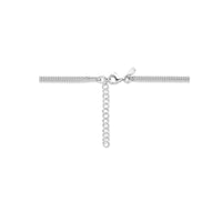 vDam Ketting Parels 41cm + 4 Cm Zilver Gerhodineerd 1335650  41cm