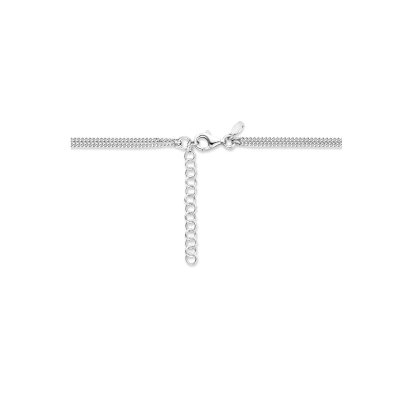 vDam Ketting Parels 41cm + 4 Cm Zilver Gerhodineerd 1335650  41cm