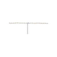 vDam Ketting Parels 41cm + 4 Cm Zilver Gerhodineerd 1341cm145  41cm