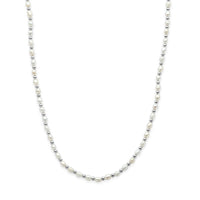 vDam Ketting Parels 41 + 4 Cm Zilver Gerhodineerd 1341145