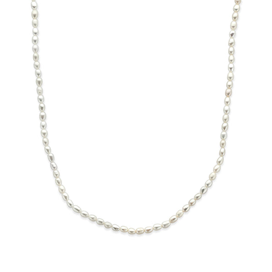 vDam Ketting Parels 41 + 4 Cm Zilver Gerhodineerd 1341146