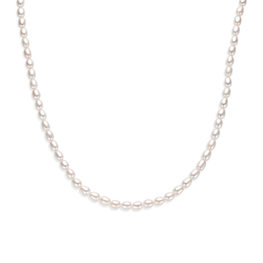 vDam Ketting Parels 41 + 4 Cm Zilver Gerhodineerd 1341370