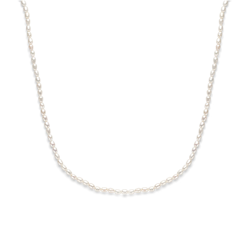 vDam Ketting Parels 41 + 4 Cm Zilver Gerhodineerd 1341372