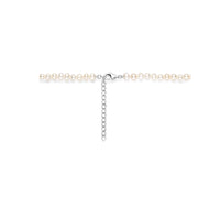 vDam Ketting Parels 41cm + 4 Cm Zilver Gerhodineerd 1341cm376  41cm
