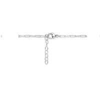 vDam Ketting Parels  42cm + 3 Cm Zilver Gerhodineerd 1336180  42cm