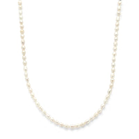 vDam Ketting Parels 42 + 5 Cm Zilver Gerhodineerd 1341049