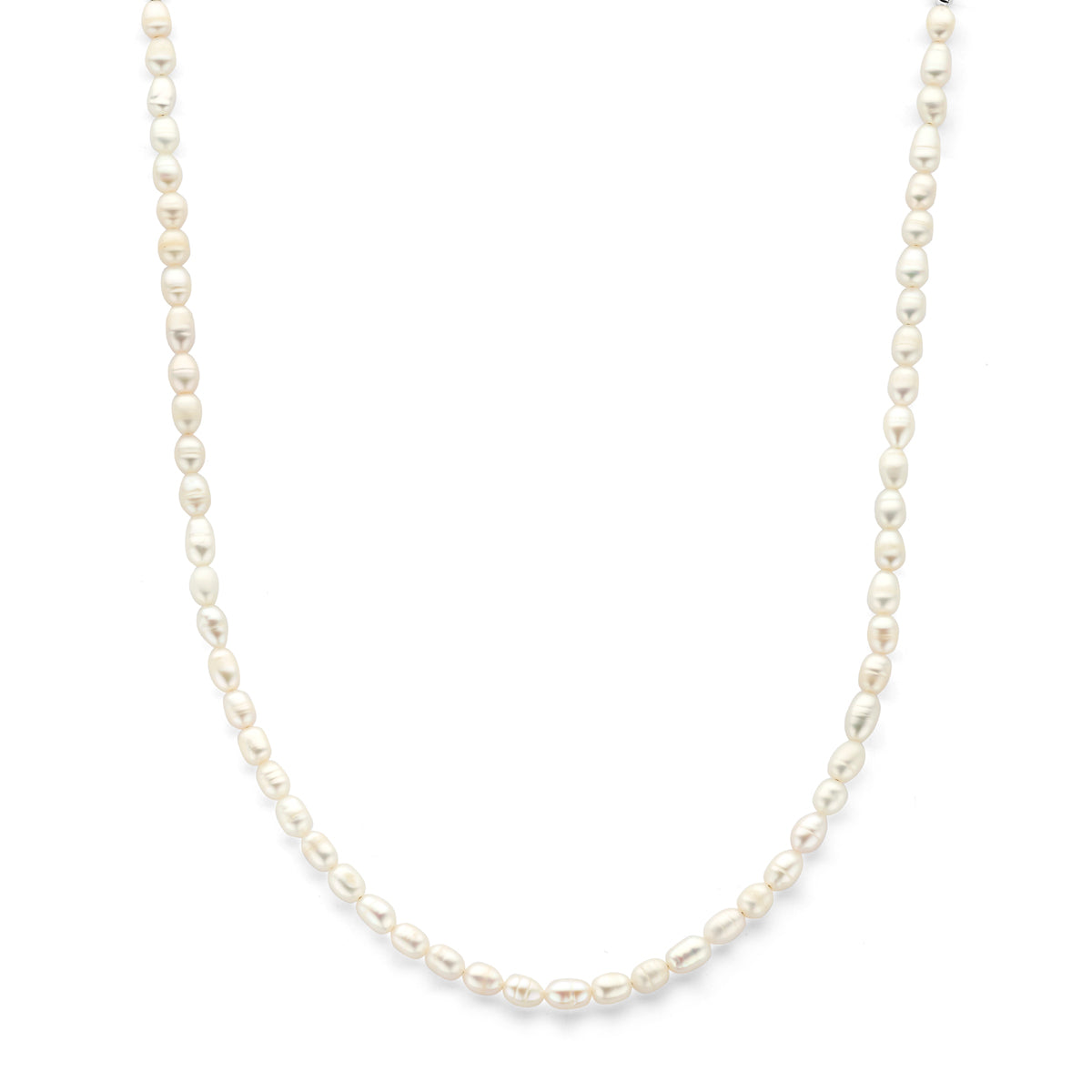 vDam Ketting Parels 42 + 5 Cm Zilver Gerhodineerd 1341049