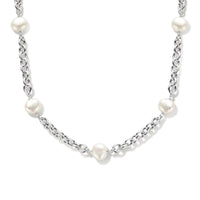 vDam Ketting Parels 45 Cm Zilver Gerhodineerd 1336240