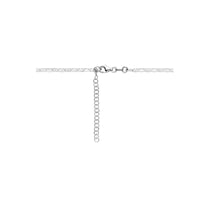 vDam Ketting Parels Barok 70cm + 5 Cm Zilver Gerhodineerd 1338123  70cm