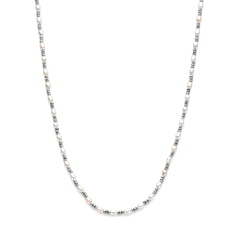 vDam Ketting Parels Zilver Gerhodineerd 1338638