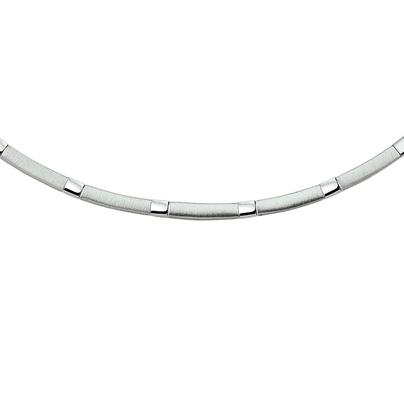 vDam Ketting Poli/mat 3,5 Mm 45 Cm Zilver Gerhodineerd 1327775