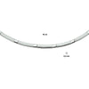 vDam Ketting Poli/mat 3,5 Mm 45cm Cm Zilver Gerhodineerd 1327775  45cm