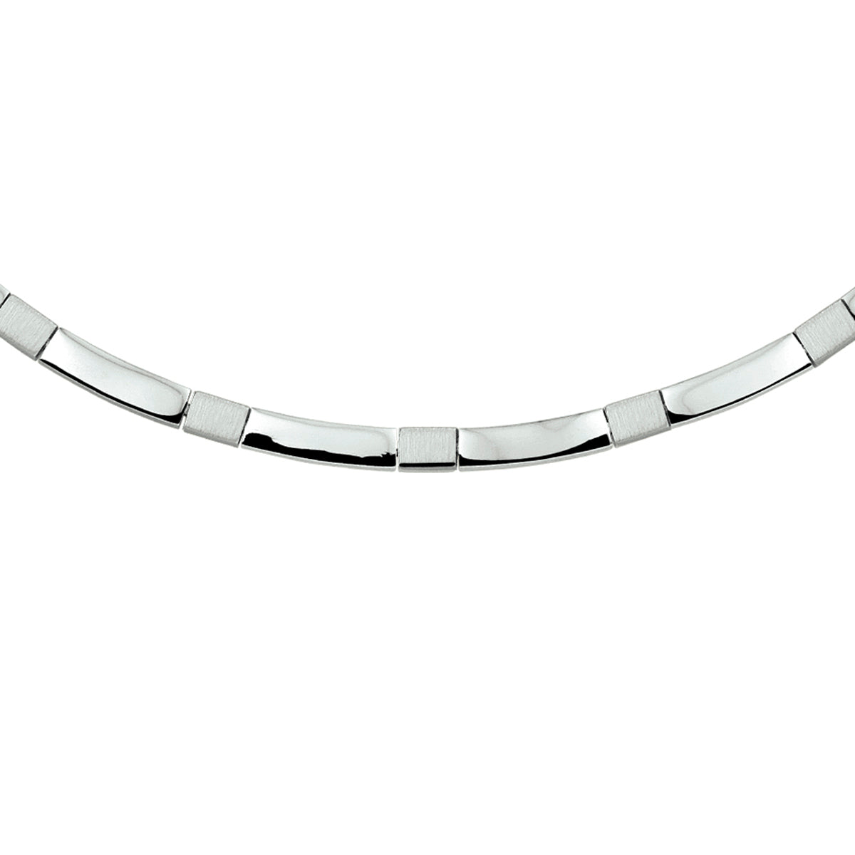 vDam Ketting Poli/mat 4,5 Mm 45 Cm Zilver Gerhodineerd 1327777