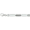 vDam Ketting Poli/mat 5,2 Mm 45cm Cm Zilver Gerhodineerd 1326265  45cm