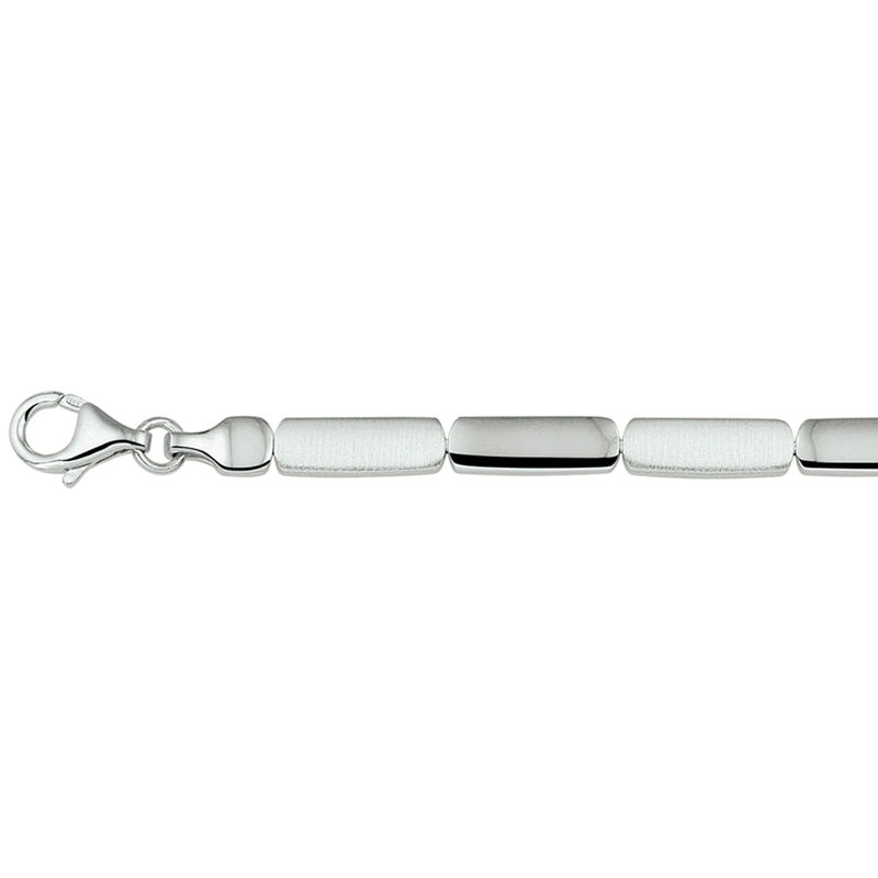 vDam Ketting Poli/mat 5,2 Mm 45cm Cm Zilver Gerhodineerd 1326265  45cm