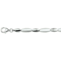 vDam Ketting Poli/mat 5,5 Mm Zilver Gerhodineerd 1327036  45cm