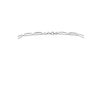 vDam Ketting Poli/mat 5,7 Mm 45cm Cm Zilver Gerhodineerd 1341726  45cm