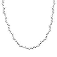 vDam Ketting Poli/mat 7,5 Mm 45 Cm Zilver Gerhodineerd 1341650