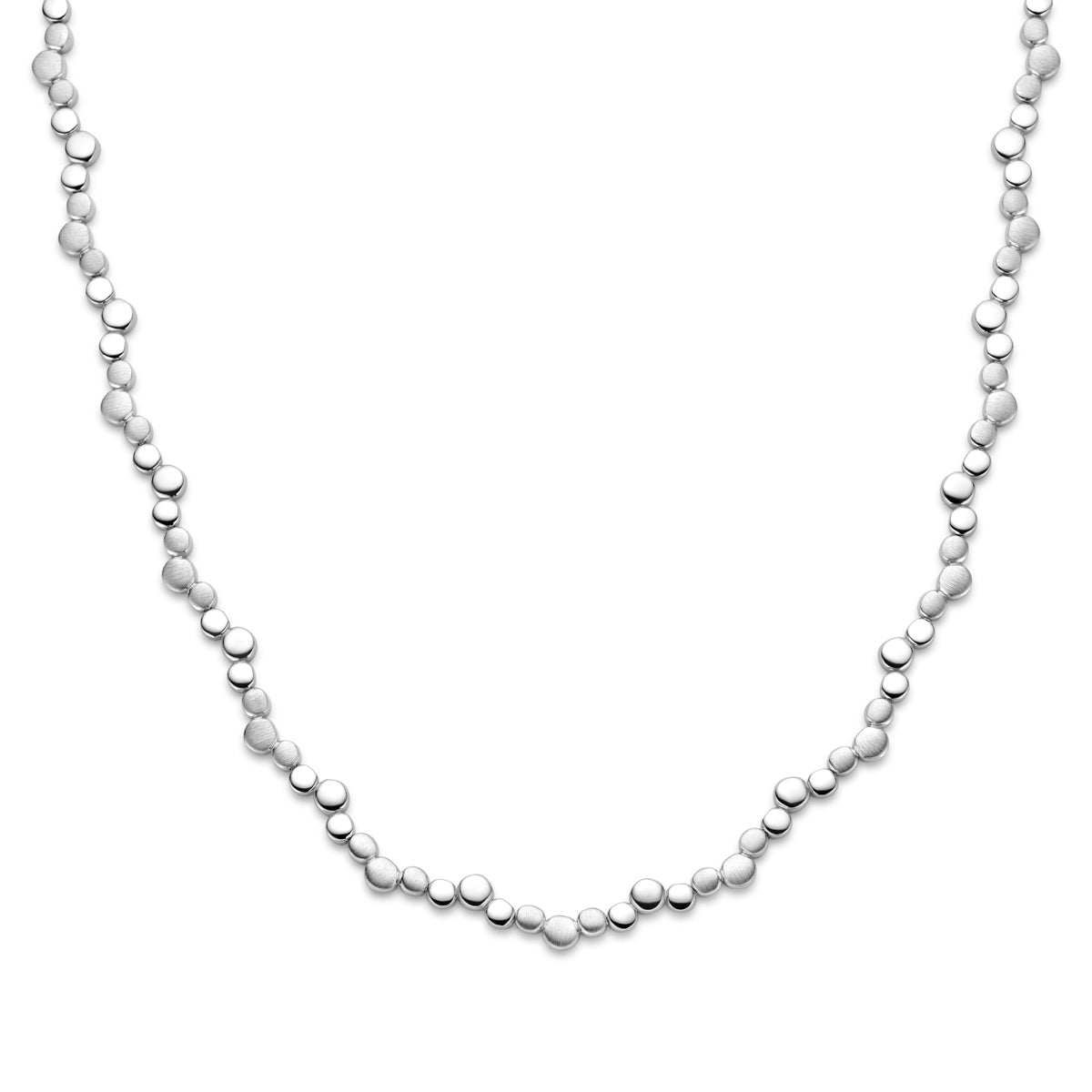 vDam Ketting Poli/mat 7,5 Mm 45 Cm Zilver Gerhodineerd 1341650