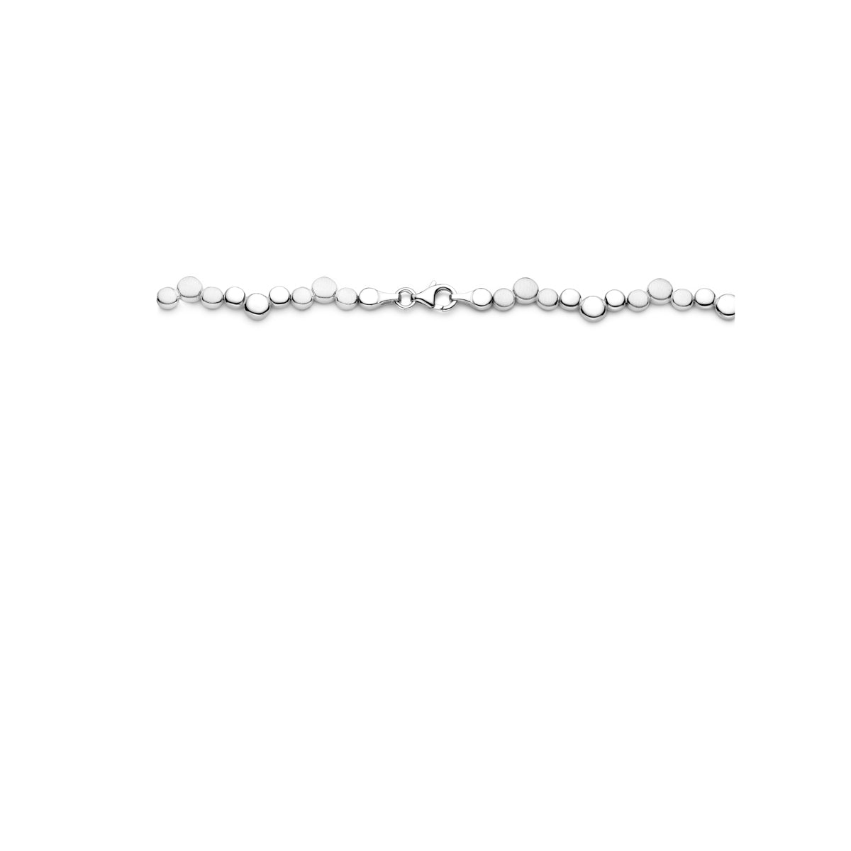 vDam Ketting Poli/mat 7,5 Mm 45cm Cm Zilver Gerhodineerd 1341650  45cm