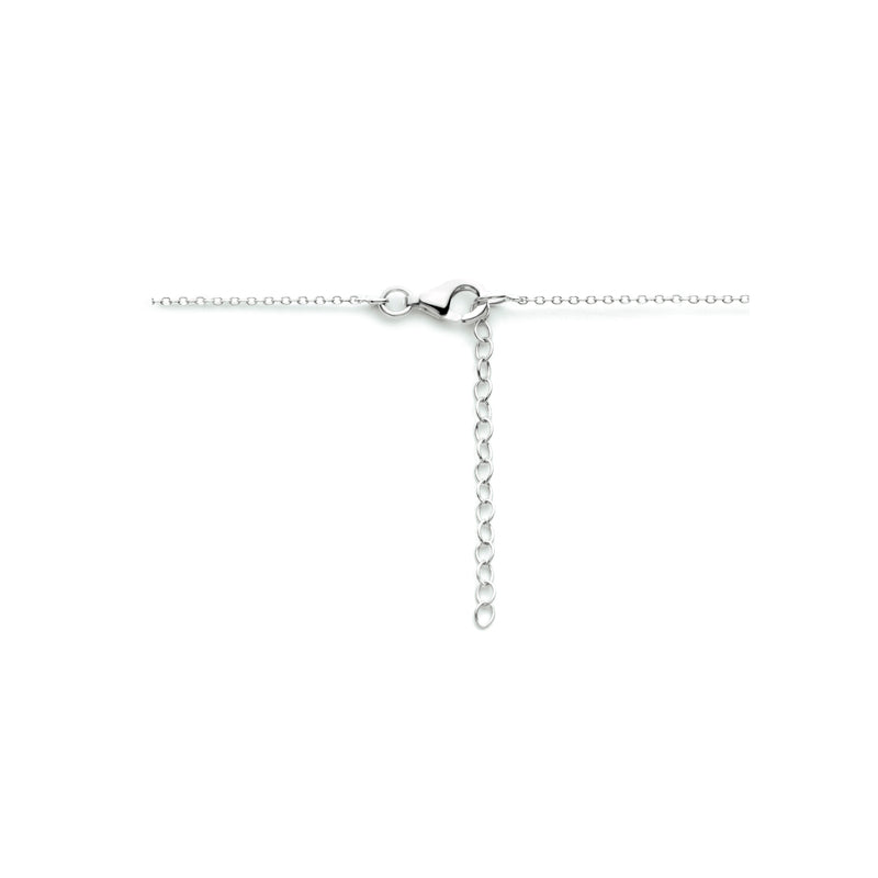 vDam Ketting Rondje 41cm + 4 Cm Zilver Gerhodineerd 1334308  41cm
