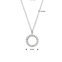vDam Ketting Rondje 41cm + 4 Cm Zilver Gerhodineerd 1334308  41cm