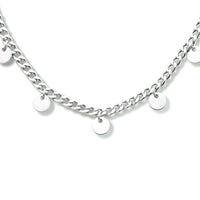 vDam Ketting Rondje 42 + 3 Cm Zilver Gerhodineerd 1334099