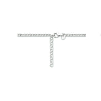 vDam Ketting Rondje 42cm + 3 Cm Zilver Gerhodineerd 1334099  42cm